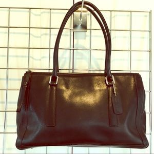 Coach Black Leather Doctors Satchel